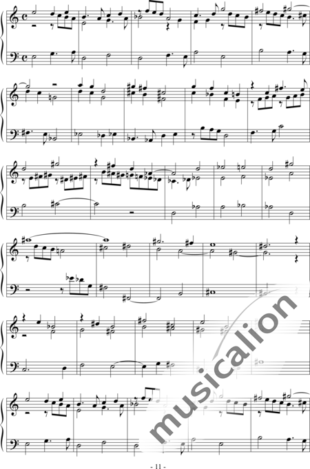 Pieper, Andreas: 3. Fantasies for Violins and Cello (keyboard instrument or any instrumentation) - Piano:11