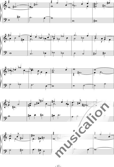 Pieper, Andreas: 3. Fantasies for Violins and Cello (keyboard instrument or any instrumentation) - Piano:13