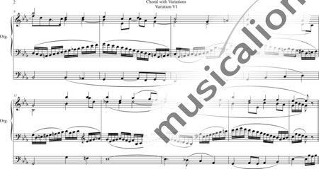 Smart, Henry: Choral with Vatiations Variation VI - Orgel>mPed:1