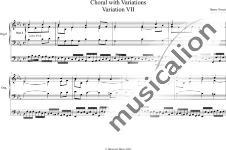 Smart, Henry: Choral with Variations Variation VII Finale - Orgel>mPed:0