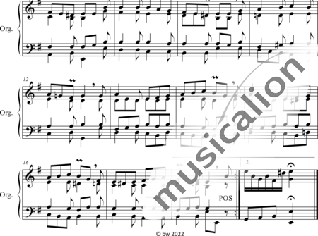 Schicht, Johann Gottfried: Dein König kommt in niedern Hüllen (Mel. II) (1) - Orgel>mPed:1
