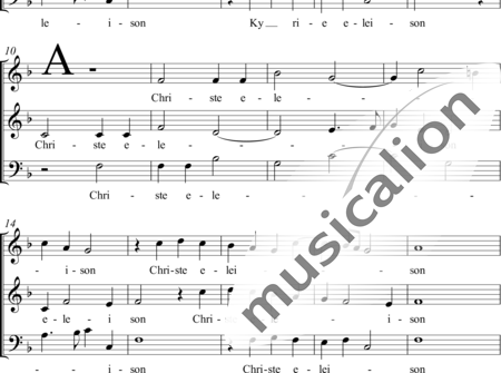 Crüger, Johann: Kyrie - Choir>SAB:1