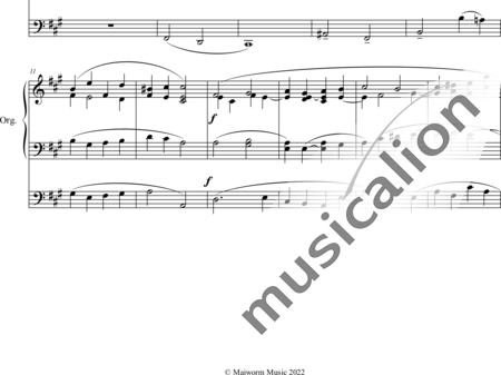 Harwood, Basil: Album of Eight Pieces for the Organ VI Diapason Movement - Organ>wped:1