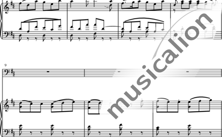 Mozart, Wolfgang Amadeus: Per Questa Bella Mano (piano reduction) - Solo>bass+Piano:1