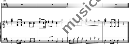 Mozart, Wolfgang Amadeus: Per Questa Bella Mano (piano reduction) - Solo>bass+Piano:14