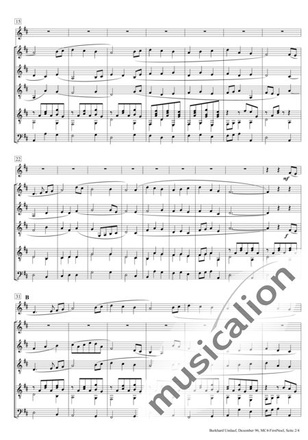 Anónimo, desconocido: The First Noel (Solo/Mand/Guit/B) - Acordeón+[Guit.+Mdl3]+Cb:2