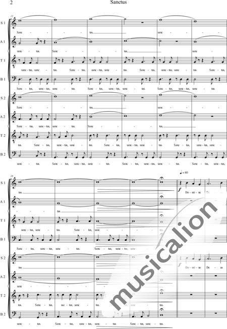 Swienty, Claus: Sactus - Coro>SATB/SATB:2