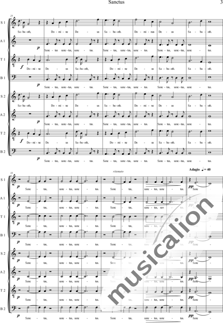 Swienty, Claus: Sactus - Coro>SATB/SATB:3