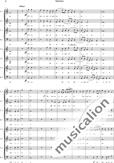 Swienty, Claus: Sactus - Coro>SATB/SATB:4