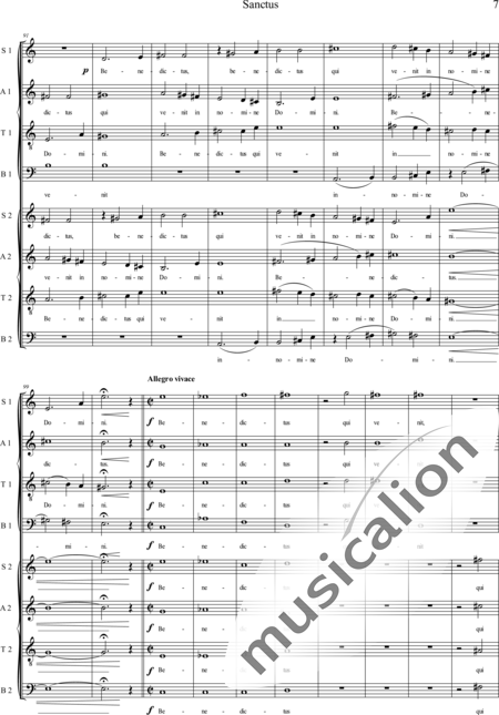 Swienty, Claus: Sactus - Coro>SATB/SATB:7