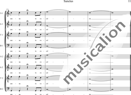 Swienty, Claus: Sactus - Coro>SATB/SATB:11