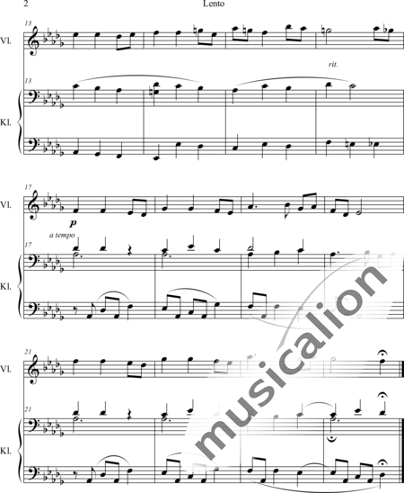 Boëllmann, Léon: Lento - Violine+Klavier:2