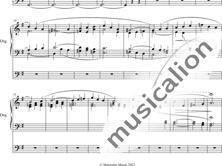 Alcock, Walter Galpin: Twelve Short Introductionary Voluntaries X. Allegretto G-major - Organ>wped:1