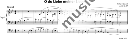 Gabriel, Richard: O Thou Love of My Love (Mel. 2) - Organ>wped:0