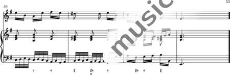 Telemann, Georg Philipp: Sonate e-moll, 4. Satz: Vivace - Flöte+Cembalo:5