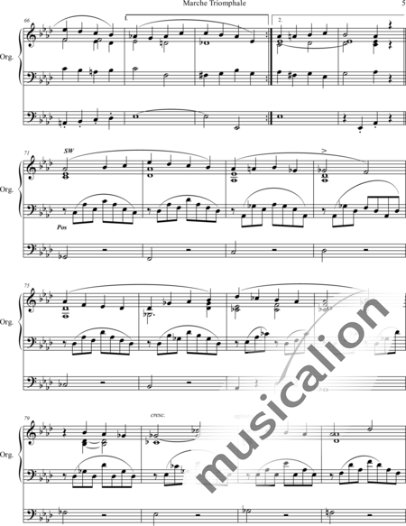 Archer, Frederic: Marche Triomphale - Organ>wped:5