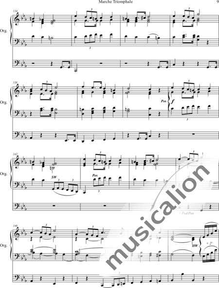 Archer, Frederic: Marche Triomphale - Organ>wped:9