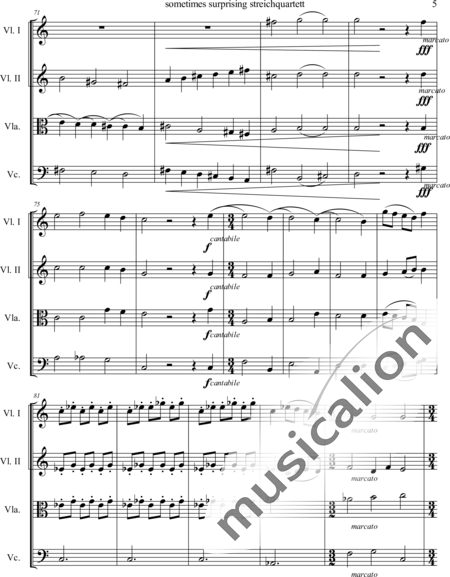 Schaepers, Felix: Sometimes surprising - Violín 2+Corno:5