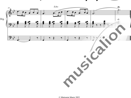 Schmitt, Georges: Pastorale g-moll - Orgel>mPed:1