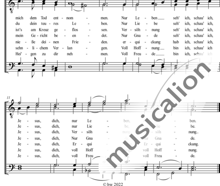 Müller, Klemens: Herr, dir sei Preis (TTBB) - Chor>TTBB:1