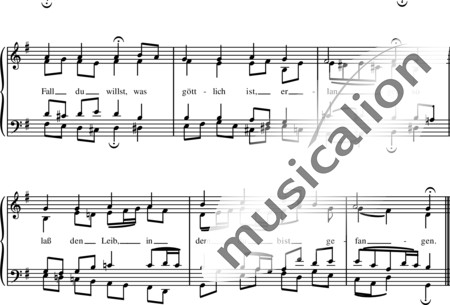 Bach, Johann Sebastian: Auf, auf, mein Herz, und du, mein ganzer Sinn (Chorale) - Choir>SATB+Organ:1