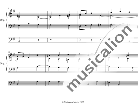 Kühmstedt, Friedrich: Praeludium e-moll (Prelude E-minor) - Órgano>cPed:1