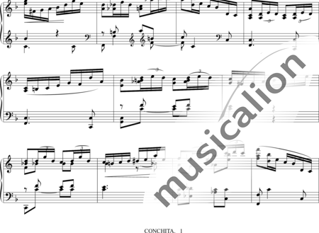 Albeniz, Isaac: Conchita - Klavier:1