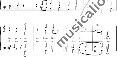 Bach, Johann Sebastian: Aus tiefer Not schrei ich zu dir - Chor>SATB:1