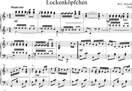Powell, W.C.: Lockenköpfchen - Klavier:0