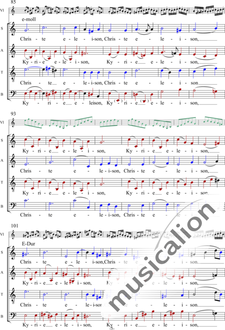 Anonymus, Unbekannt: Kyrie - Chor>SATB+Violine:5