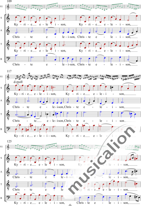 Anonymus, Unbekannt: Kyrie - Chor>SATB+Violine:6