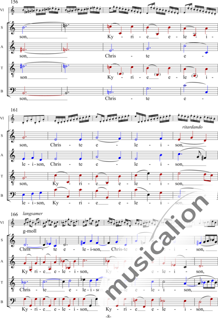 Anonymus, Unbekannt: Kyrie - Chor>SATB+Violine:8