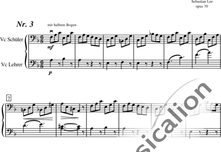 Lee, Sebastian: Estudio Nr.3 - Violoncello 2:0