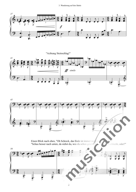 Brodmann, Urs: Wanderung auf den Säntis - Klavier:4