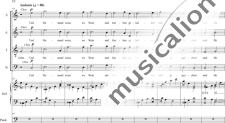 Schäfer, Martina: I. Akt Kindheit und Jugend, Szene I.3. Priesterweihe - Solo>Ten+Chor>SATB+Hf+Pk:9