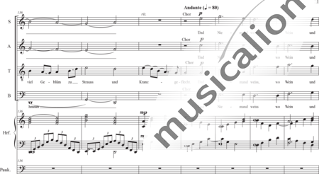 Schäfer, Martina: I. Akt Kindheit und Jugend, Szene I.3. Priesterweihe - Solo>Ten+Chor>SATB+Hf+Pk:20
