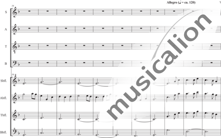 Schäfer, Martina: 2. Akt,  1. Szene Aufbruch - Chor>SATB+Blockflöte 4:2