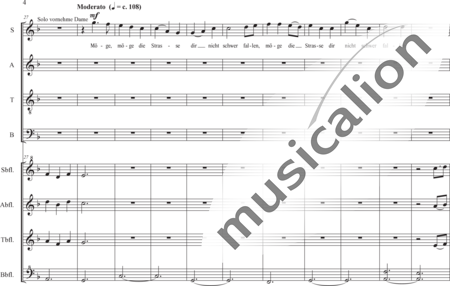 Schäfer, Martina: 2. Akt,  1. Szene Aufbruch - Chor>SATB+Blockflöte 4:3