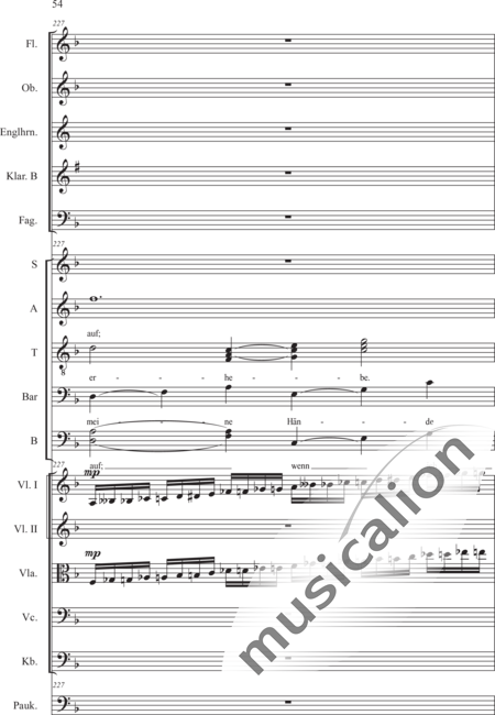 Schäfer, Martina: 2. Akt,  4. Szene Im Heiligen Land - Solo>Alt/Ten/Bass2+Chor>SATB+[Vl2]+[KlarB]+[Vla+Vc+Kb]+[Fg+Fl]+Pk+[EhnF]:54