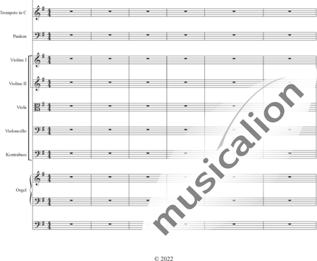 Schäfer, Martina: Act 3, Scene 3 An Envious Priest - Choir>SSAATTBB+[Vln2+Vla+Vlc+Db]+TptC+Org+Tmp:1