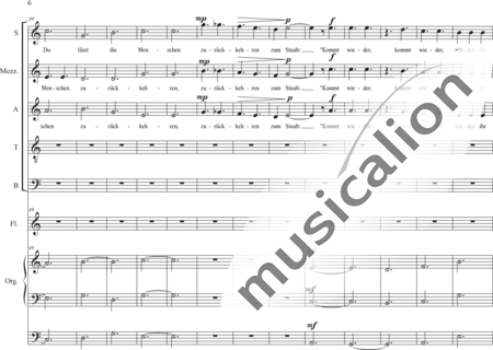 Schäfer, Martina: Act 3, Scene 4 Bishop Meinwerk - Solo>Ten+Coro>SSATB+Fl+Org:5