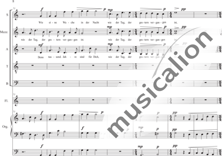 Schäfer, Martina: Act 3, Scene 4 Bishop Meinwerk - Solo>Ten+Coro>SSATB+Fl+Org:7