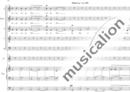 Schäfer, Martina: Act 3, Scene 4 Bishop Meinwerk - Solo>Ten+Coro>SSATB+Fl+Org:11
