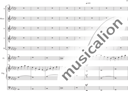Schäfer, Martina: Act 3, Scene 4 Bishop Meinwerk - Solo>Ten+Coro>SSATB+Fl+Org:14