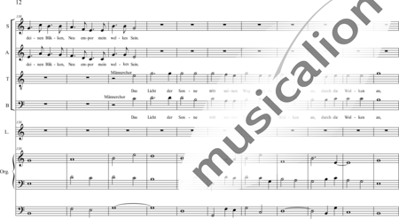 Schäfer, Martina: I. Akt Kindheit und Jugend, Szene I.2. Im Dienst einer vornehmen Dame - Solo>Sop2/Ten/Bass+Chor>SATB+Ob+Org+Lt:11