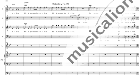 Schäfer, Martina: I. Akt Kindheit und Jugend, Szene I.2. Im Dienst einer vornehmen Dame - Solo>Sop2/Ten/Bass+Chor>SATB+Ob+Org+Lt:17