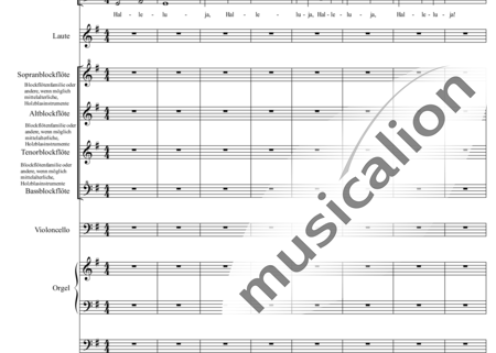 Schäfer, Martina: 4. Akt Auf dem Hasunger Berg - Solo>Sop/Alt/Ten+Chor>SSATB/TBBB+Bfl4+Vc+Org+Lt:1