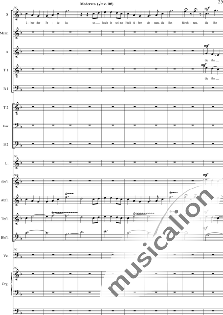 Schäfer, Martina: 4. Akt Auf dem Hasunger Berg - Solo>Sop/Alt/Ten+Chor>SSATB/TBBB+Bfl4+Vc+Org+Lt:25