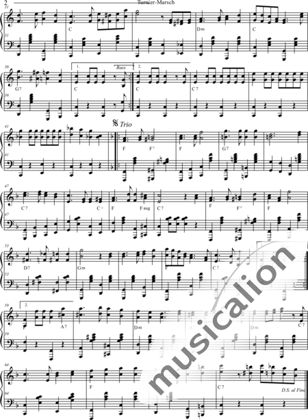 Doswald, Josef: Turnier-Marsch - Klavier:2