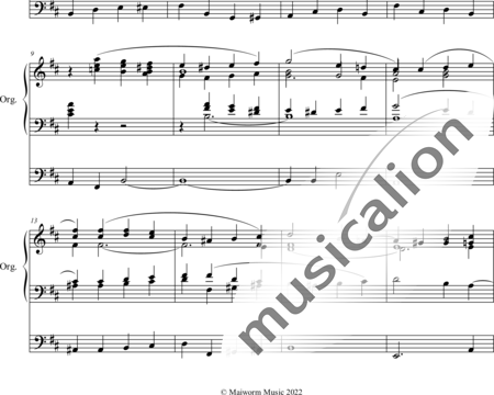 van Eyken, Jan Albert: Vom Himmel hoch - Orgel>mPed:1